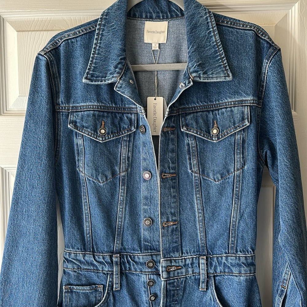 Favorite Daughter The City Denim Shirt Dress 26